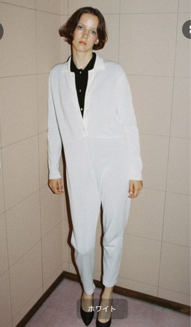 再お値下げ中❗️EDIT FOR LULU ポロシャツニットオールインワン