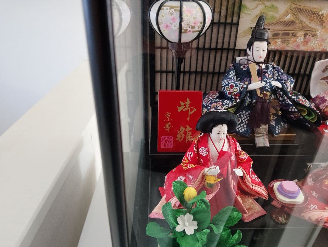 【値引き】雛人形 ケース付き 伝統的雛祭り