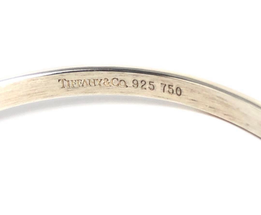 Tiffany ティファニー フックアンドアイ バングル 925 750 コンビ