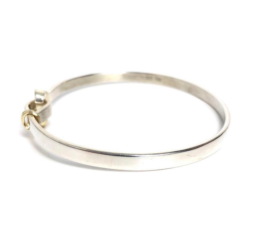 Tiffany ティファニー フックアンドアイ バングル 925 750 コンビ