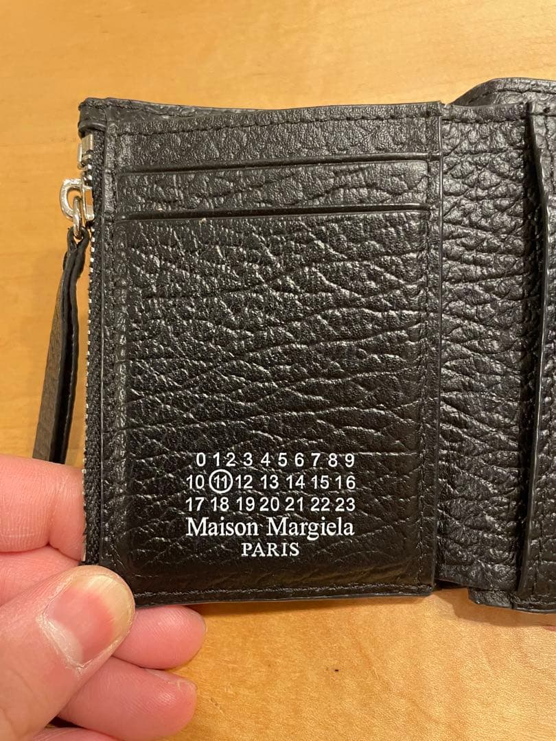 Maison Margiela ブラック 三つ折り財布