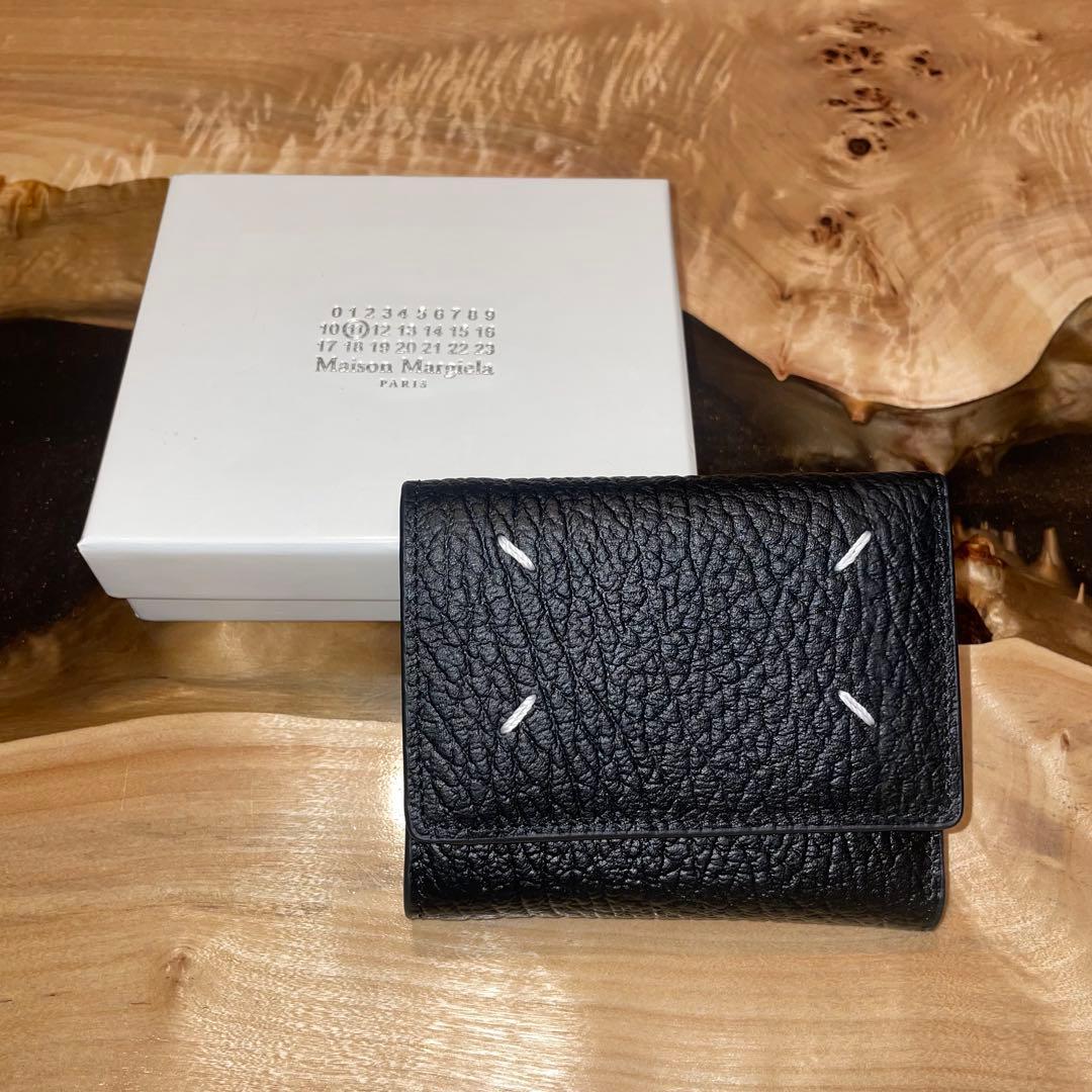 Maison Margiela ブラック 三つ折り財布