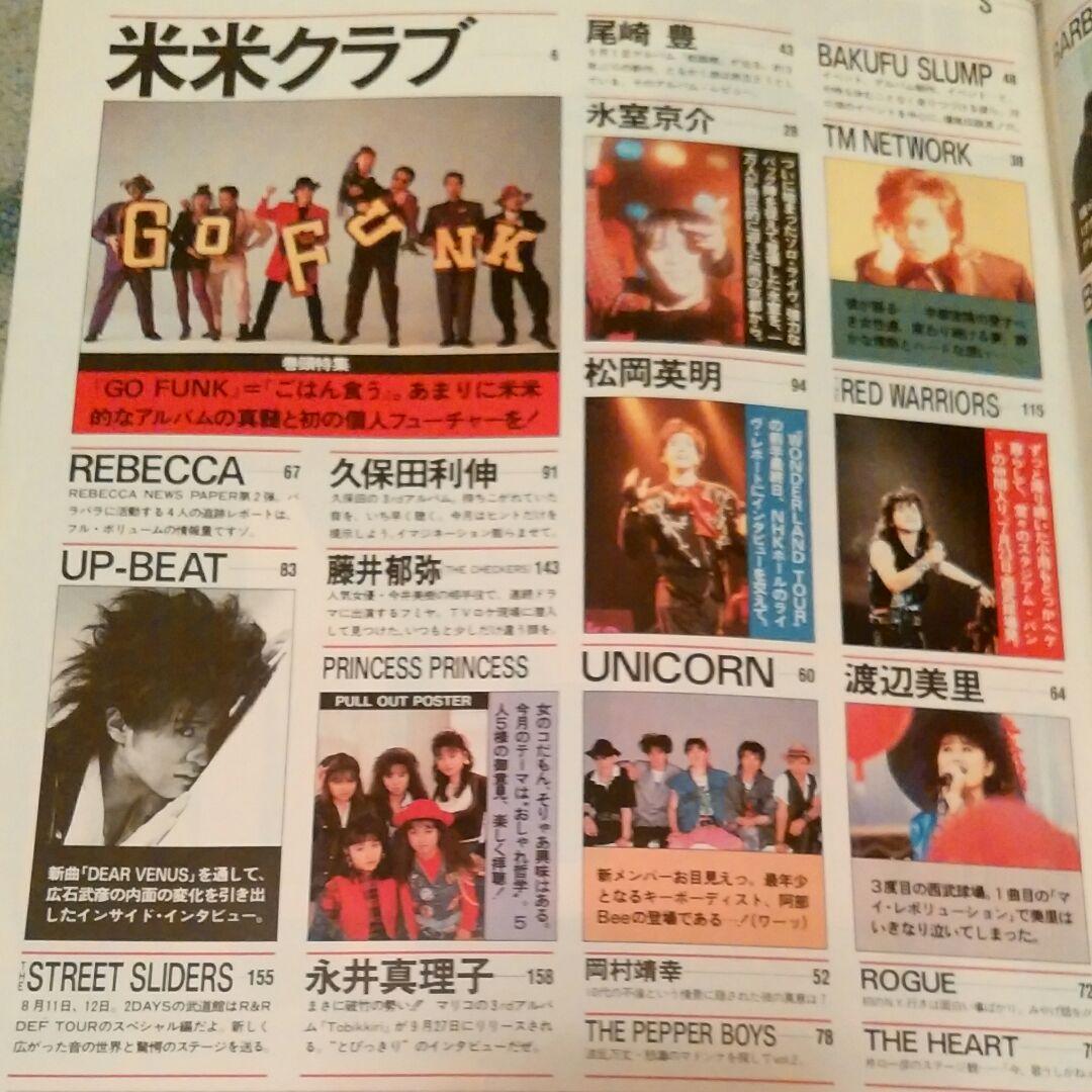 ビーパス　 B・PASS 　1988年　ユニコーン　氷室京介　尾崎豊　バクチク