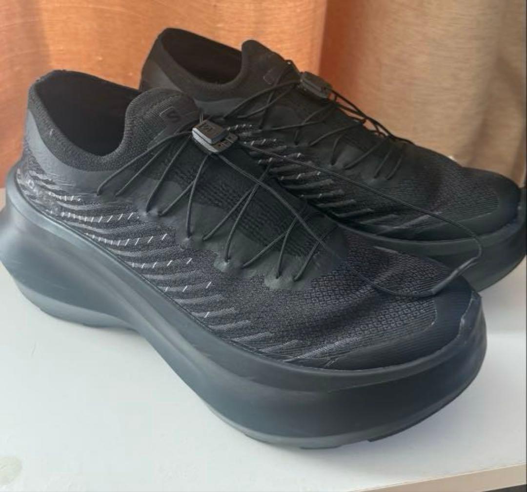 ［Wawewe］Salomon コムデギャルソン スニーカー ブラック