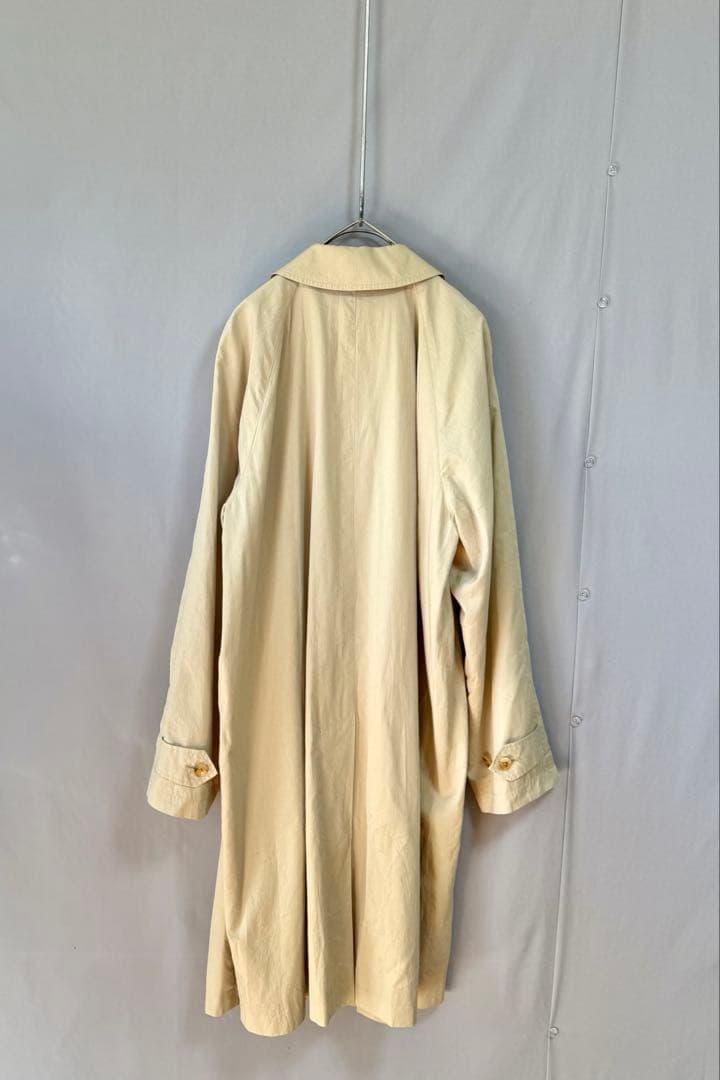 マーガレットハウエル　コットンステンカラーコート　ベージュ3