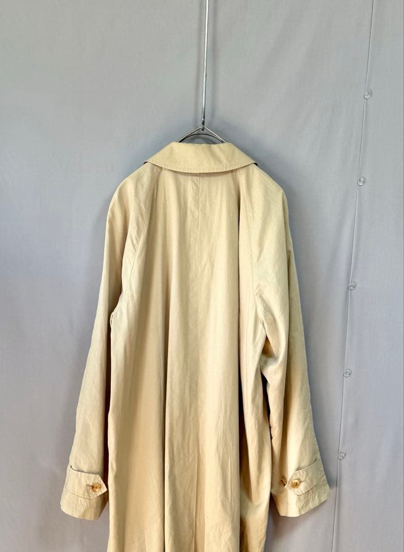 マーガレットハウエル　コットンステンカラーコート　ベージュ3