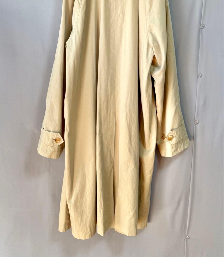 マーガレットハウエル　コットンステンカラーコート　ベージュ3