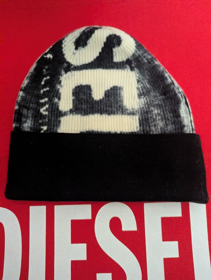 DIESEL 未使用美品 薄手ロゴニットキャップ K-ATULLUS-CAP
