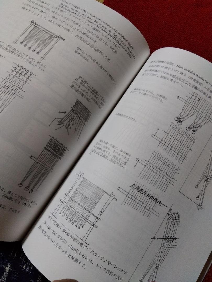 糸から布へ　ー編む・もじる・組む・交差する・織る技法ー／小林桂子著／日貿出版社