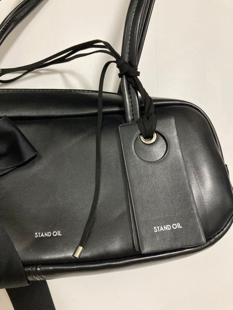 STAND OIL ブラック ショルダーバッグ