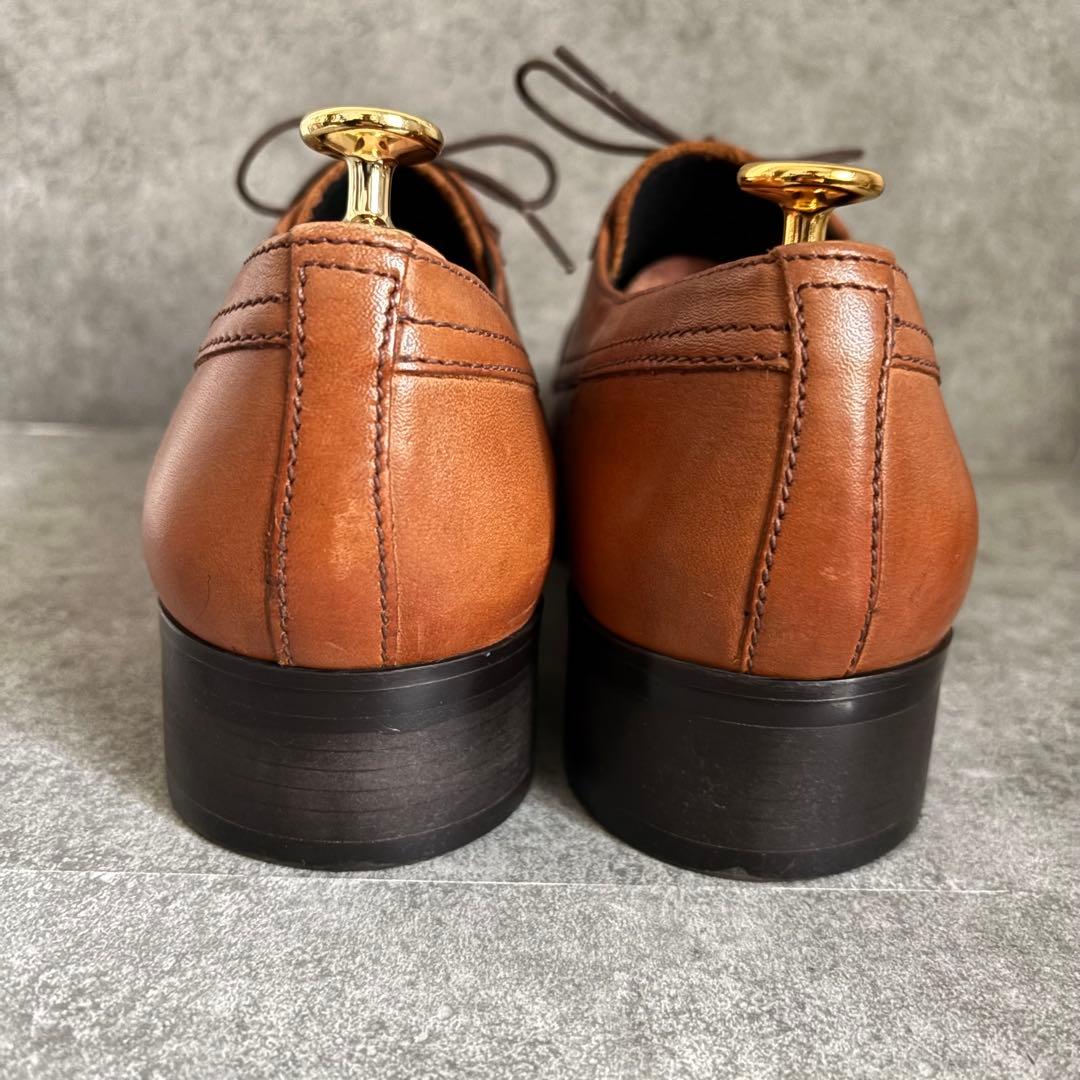 新品未使用 キャサリンハムネットロンドン スクエアトゥ ストレートチップ 25