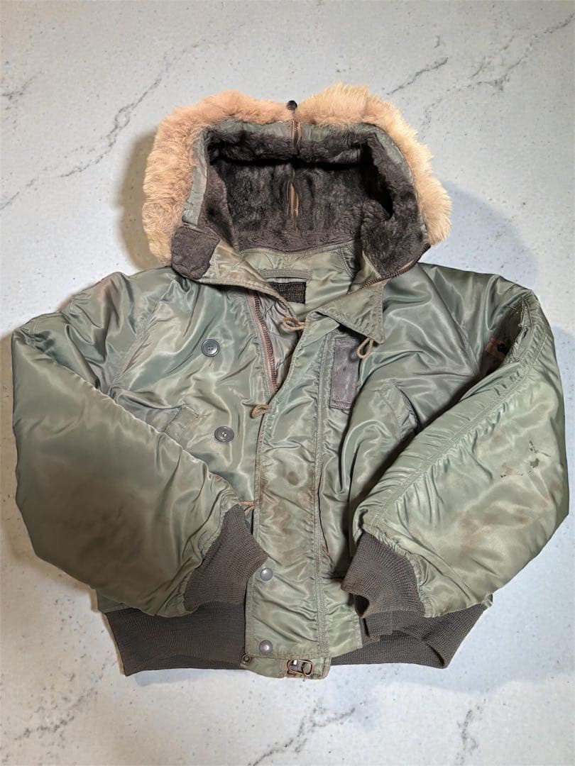 黒タグ U.S.AIR FORCE N2-B 50s 60s フライトジャケット