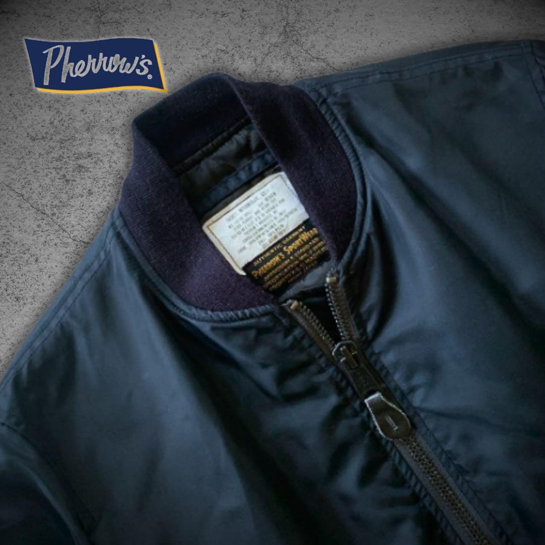 『光沢感◎』Pherrow's(フェローズ) MA-1 フライトジャケット
