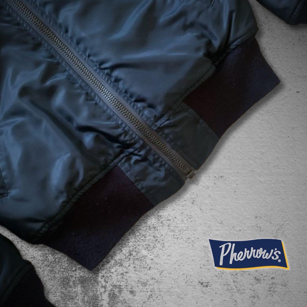 『光沢感◎』Pherrow's(フェローズ) MA-1 フライトジャケット