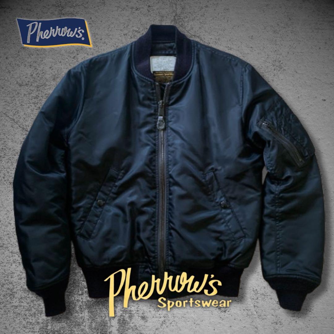 『光沢感◎』Pherrow's(フェローズ) MA-1 フライトジャケット