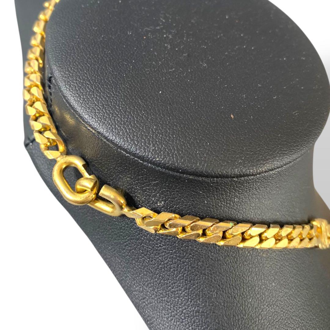 美品　CELINE セリーヌ　ネックレス　トリオンフ　喜平チェーン　ゴールド