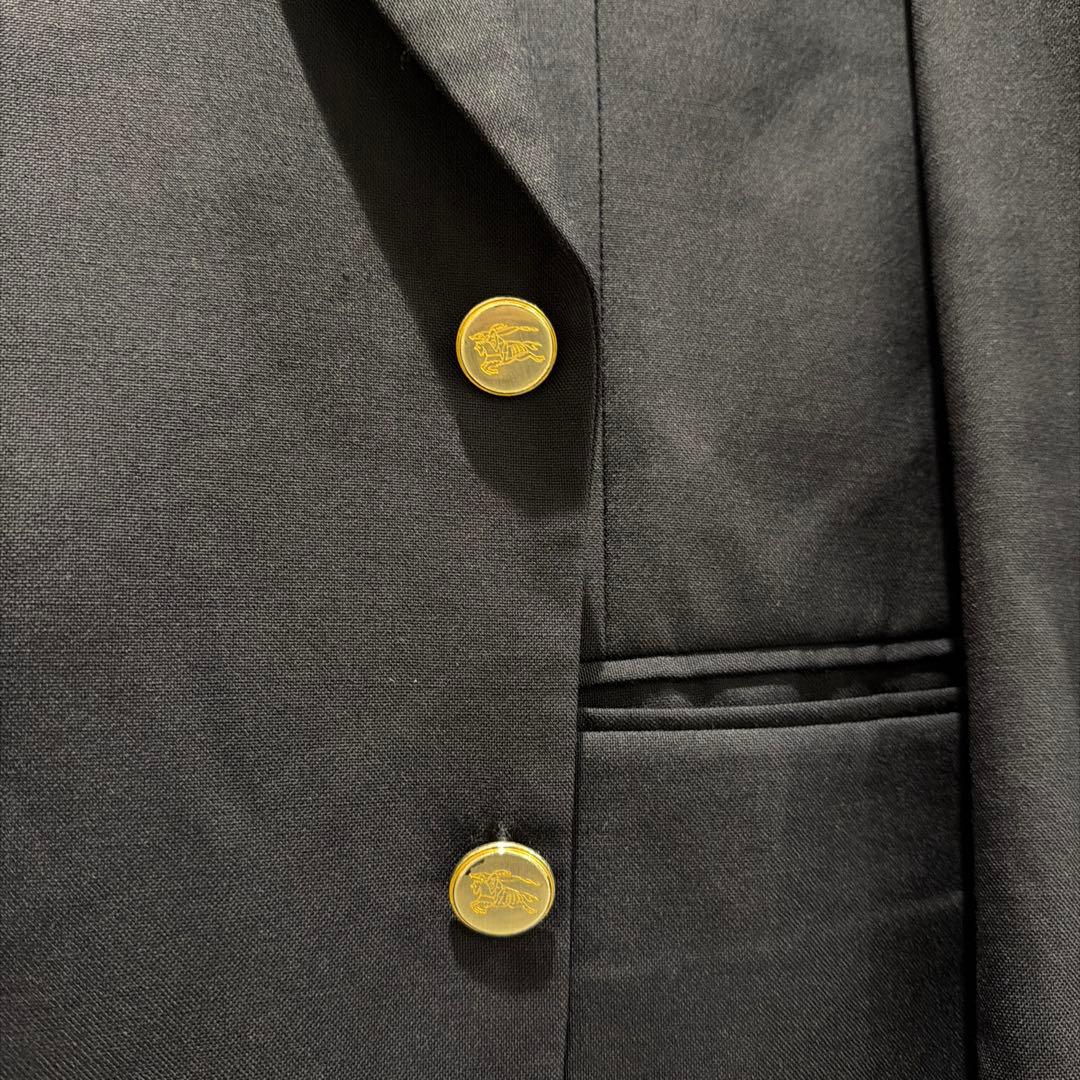 BURBRRY テーラードジャケット 古着 ネイビー XL相当