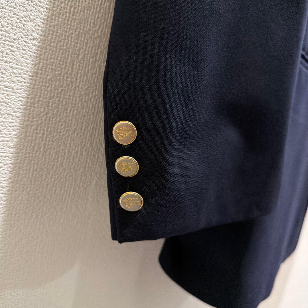 BURBRRY テーラードジャケット 古着 ネイビー XL相当