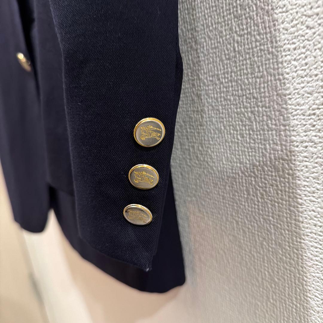 BURBRRY テーラードジャケット 古着 ネイビー XL相当