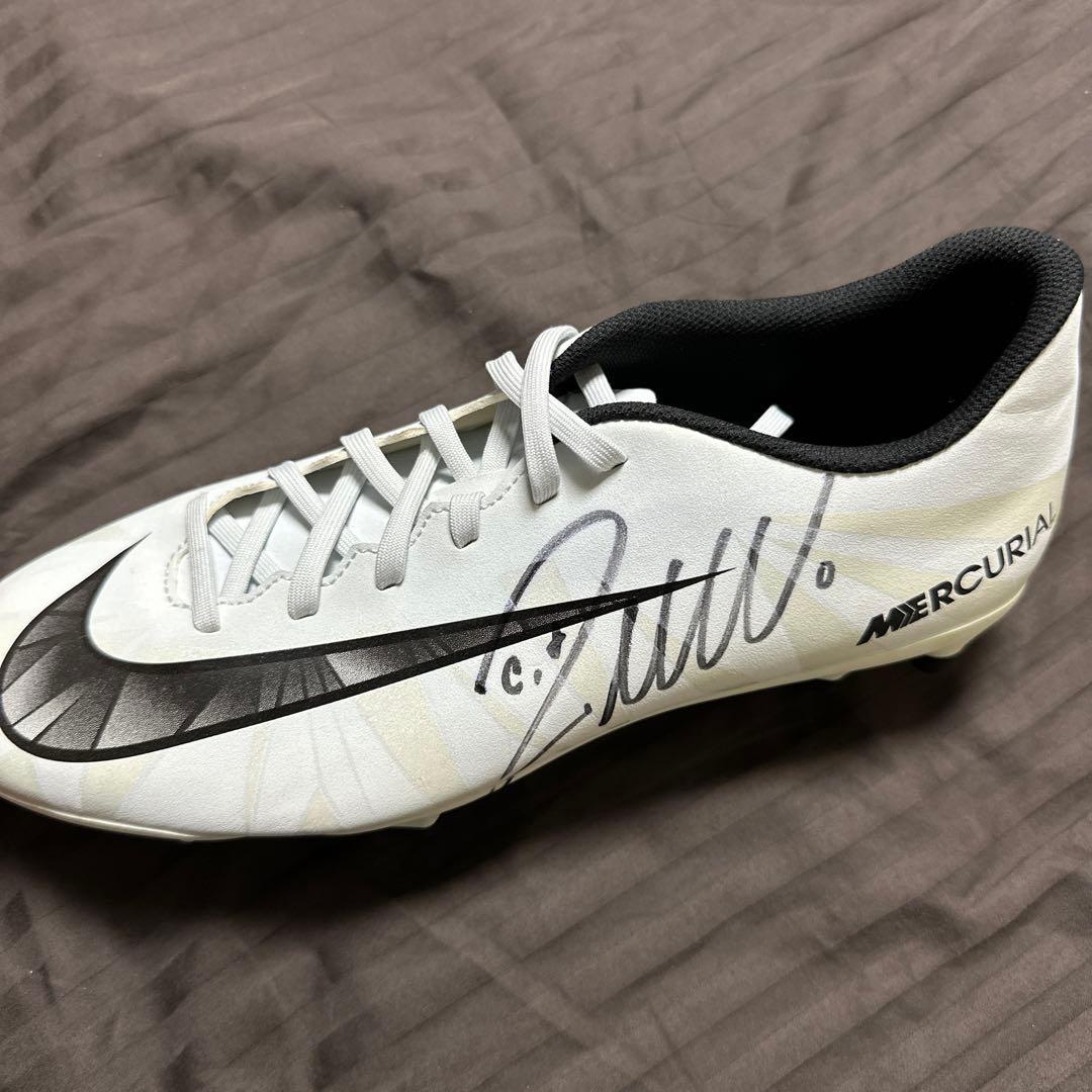 ロナウド　直筆サインスパイク　レアルマドリード　ポルトガル代表　新品　証明書付き