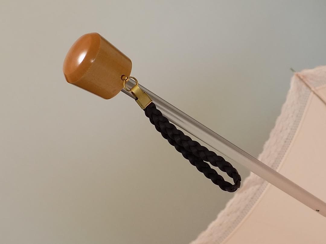 前原光栄商店　レース木綿折りたたみ日傘