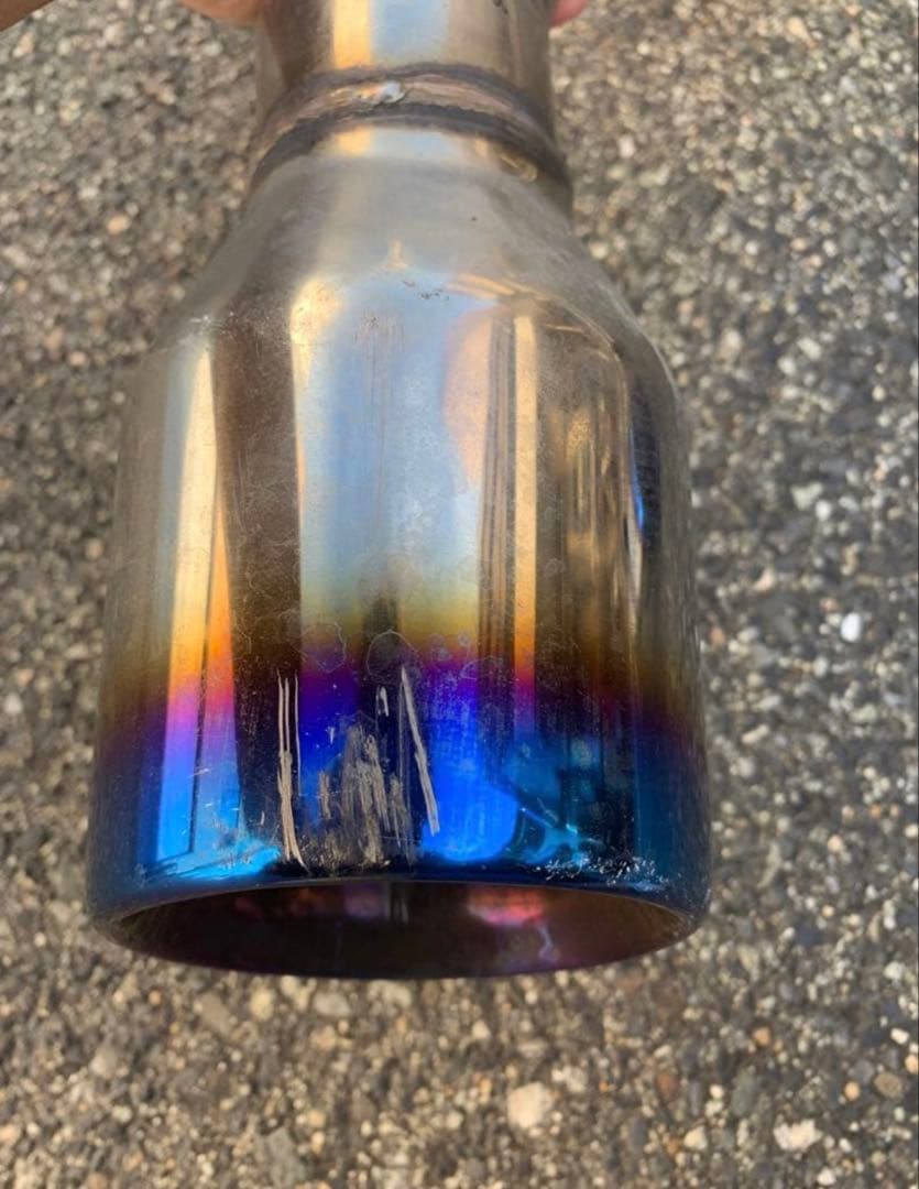 v37スカイライン リアストレートマフラー