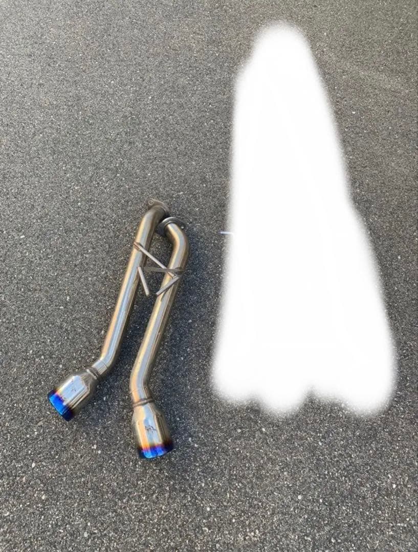 v37スカイライン リアストレートマフラー