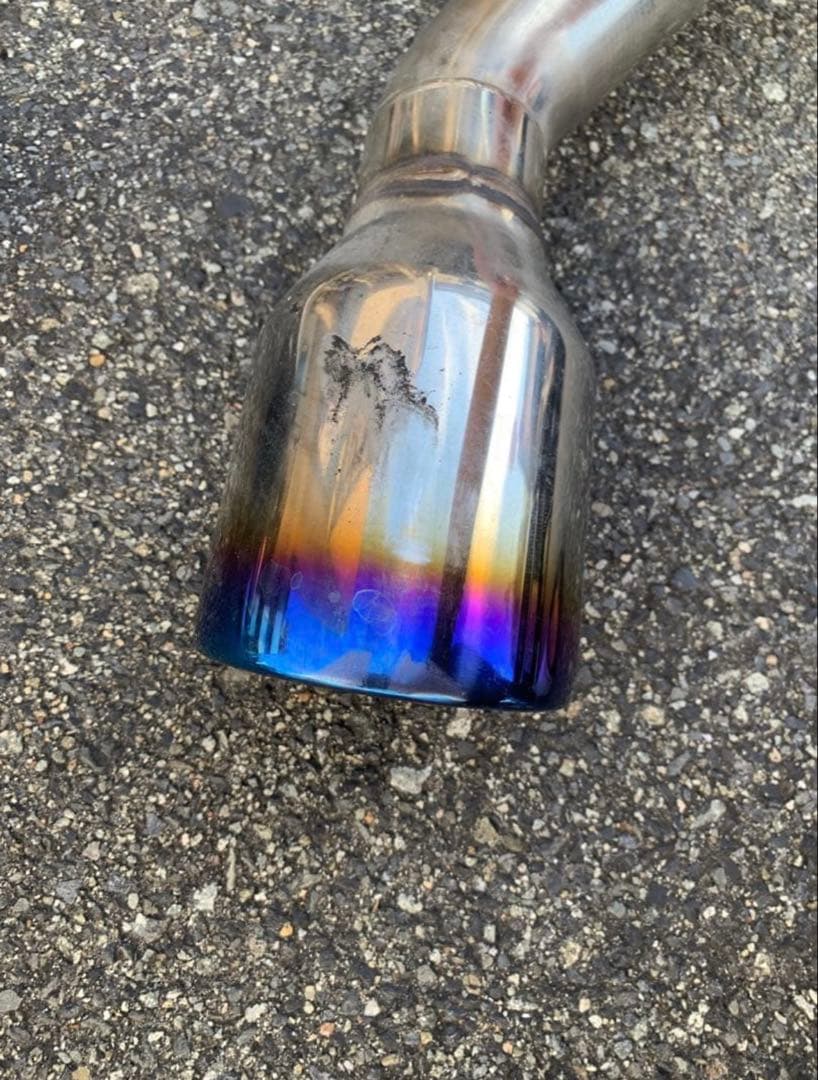 v37スカイライン リアストレートマフラー