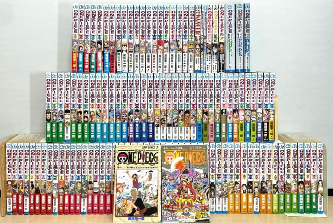 ワンピース 全巻 1巻〜112巻＋関連本　計121冊 ONE PIECE 帯付き
