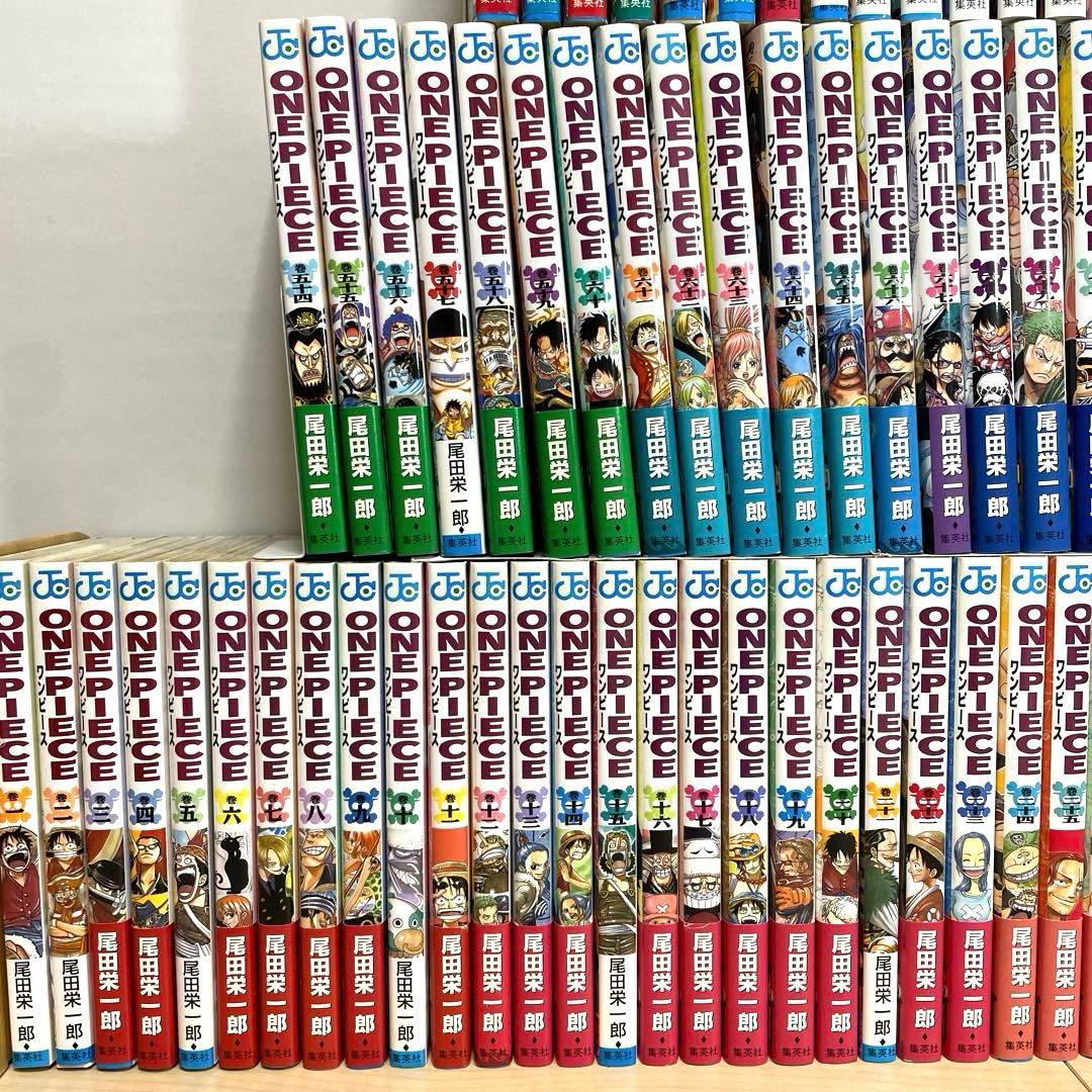 ワンピース 全巻 1巻〜112巻＋関連本　計121冊 ONE PIECE 帯付き