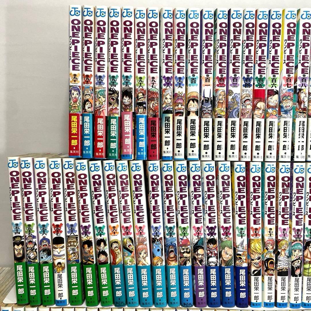 ワンピース 全巻 1巻〜112巻＋関連本　計121冊 ONE PIECE 帯付き