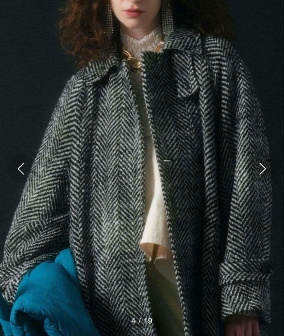 MAISON SPECIALコート38　ツイード