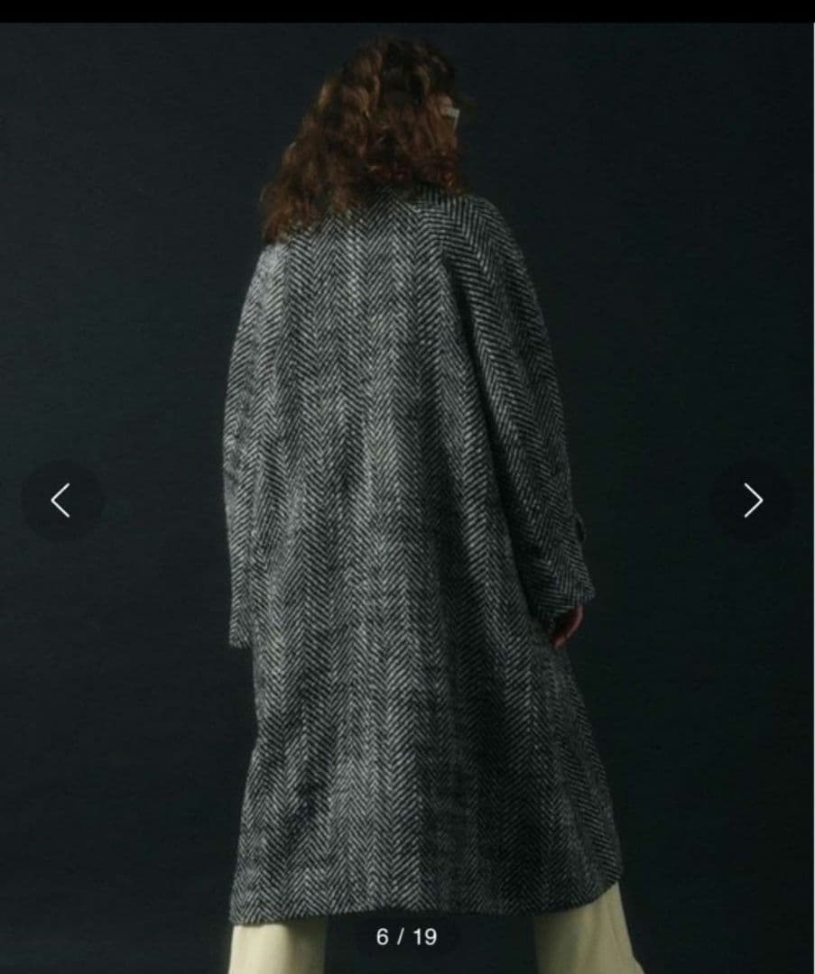 MAISON SPECIALコート38　ツイード