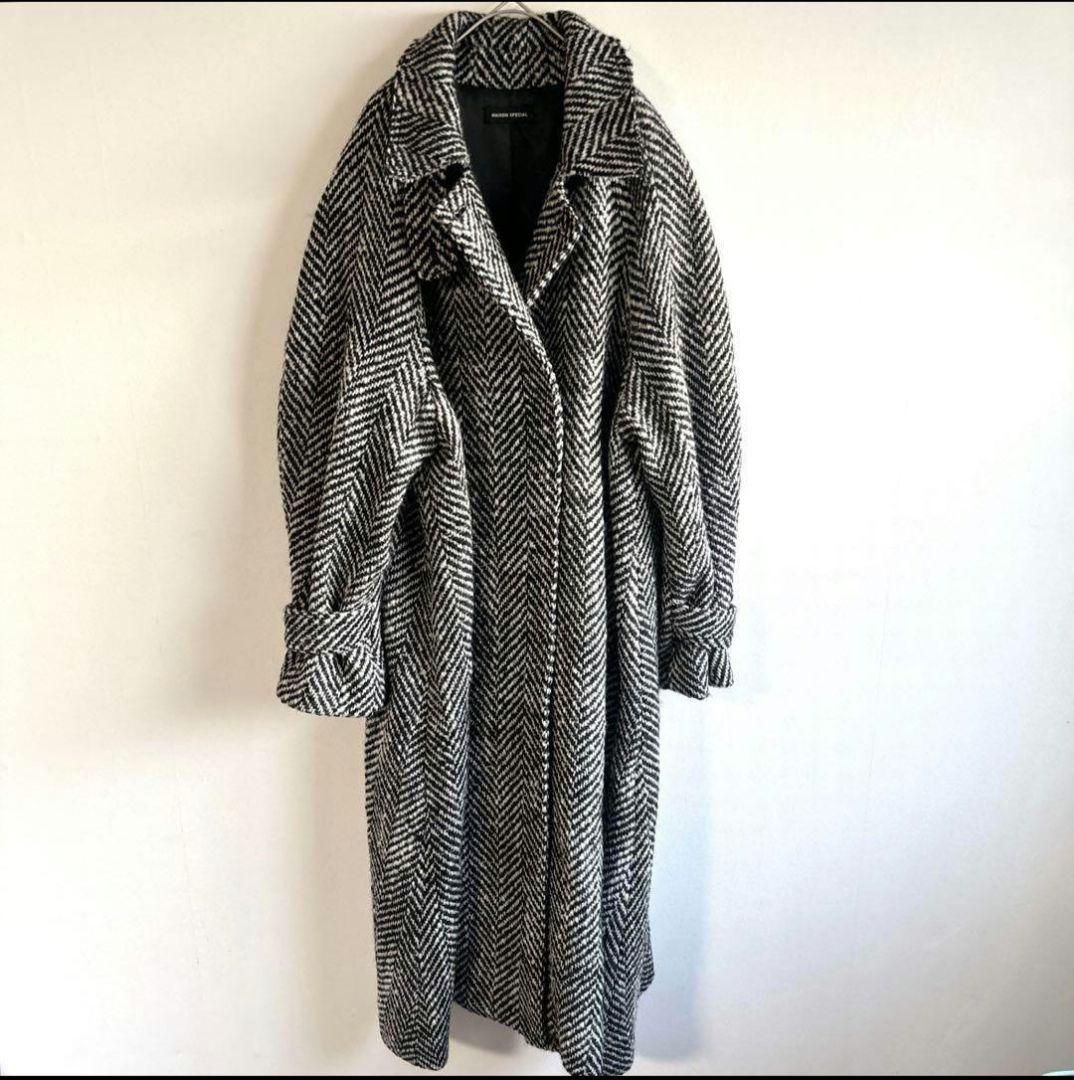 MAISON SPECIALコート38　ツイード
