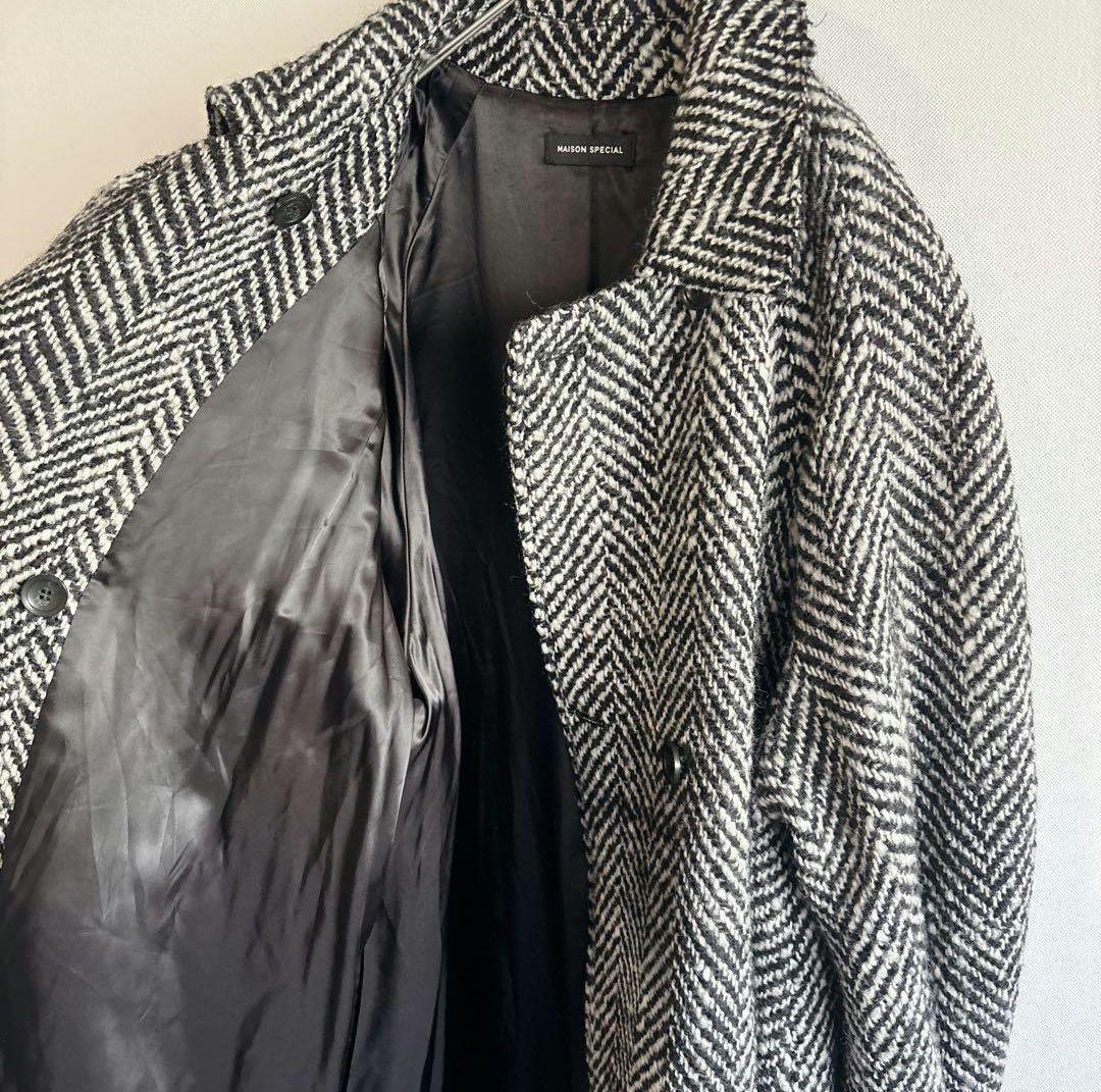 MAISON SPECIALコート38　ツイード