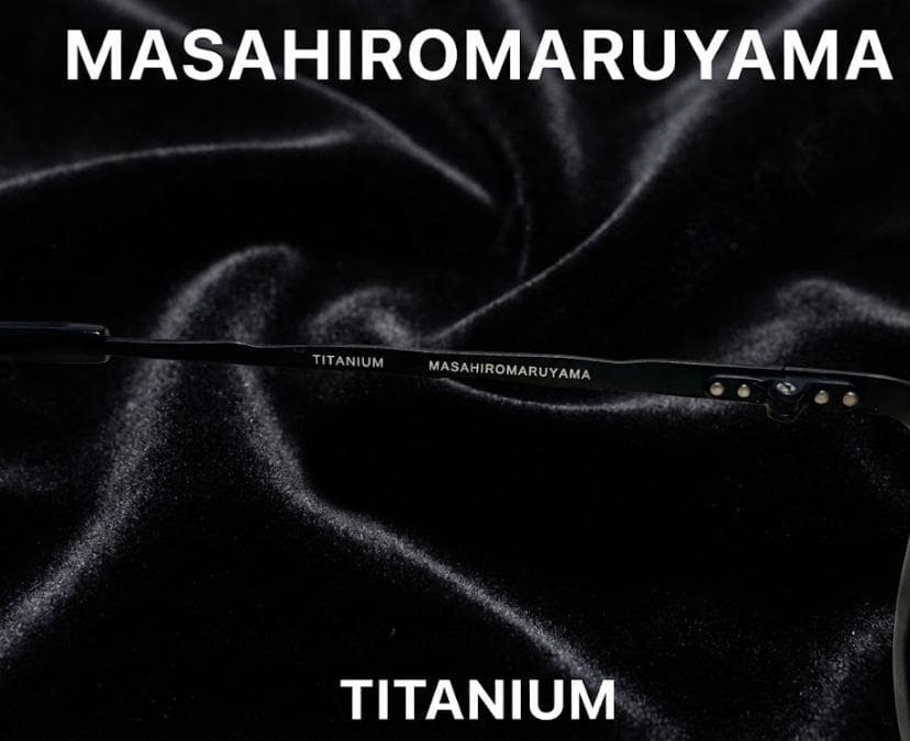 マサヒロマルヤマ MM-0013 ラウンドサングラス ブラック カスタムレンズ