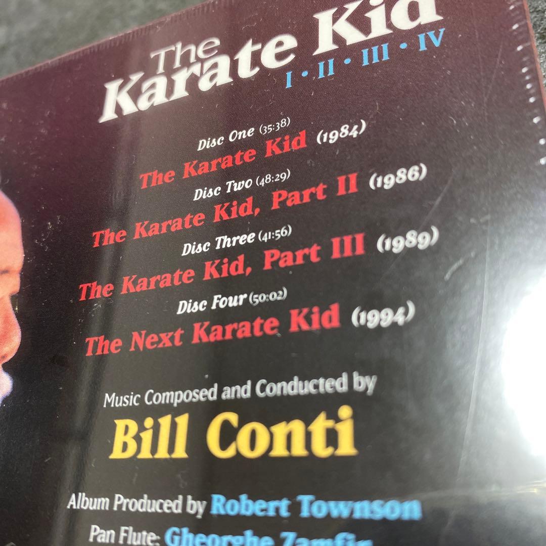 廃盤　オリジナルサウンドトラックCD「ベスト・キッド1〜4」4枚組　2500限定