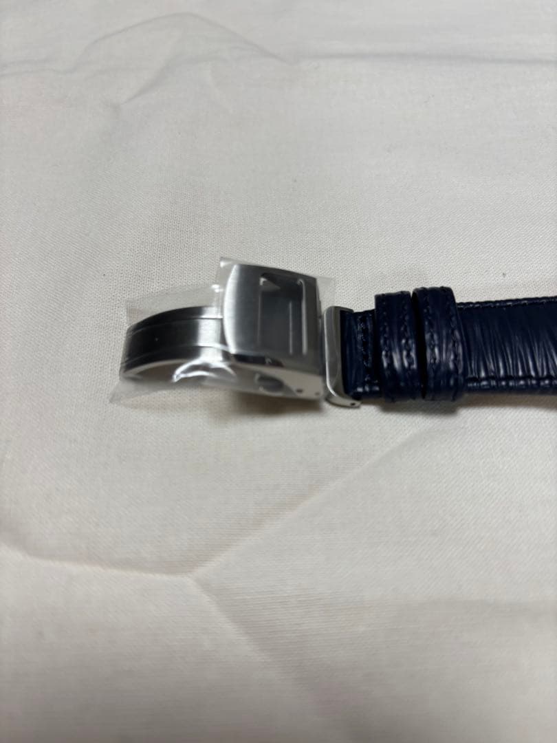 新品　グランドセイコー　純製ストラップバックル付き　ネイビー　22mm