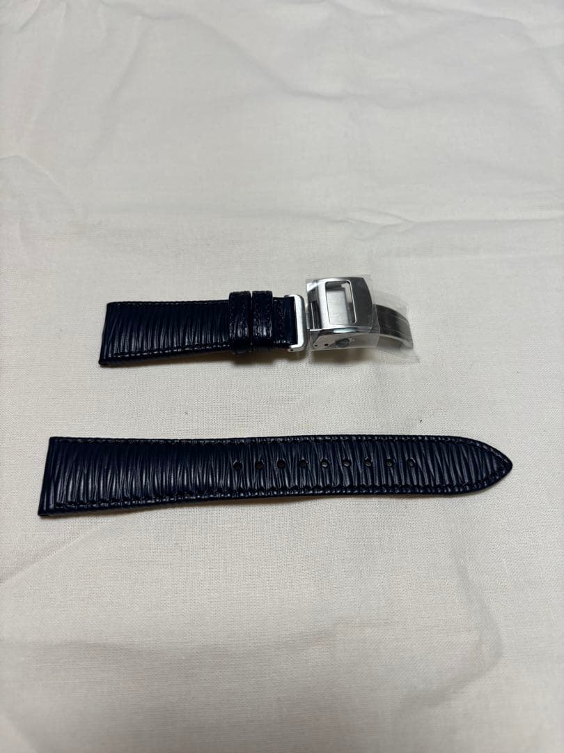 新品　グランドセイコー　純製ストラップバックル付き　ネイビー　22mm