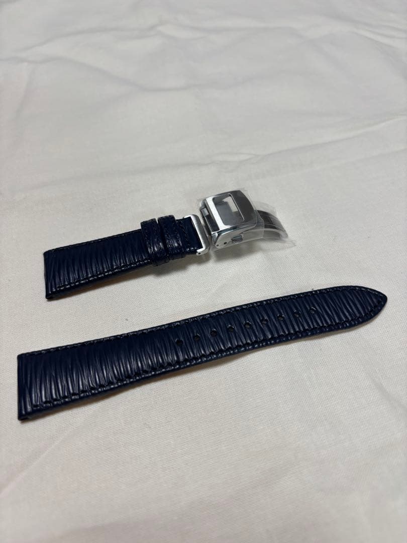 新品　グランドセイコー　純製ストラップバックル付き　ネイビー　22mm