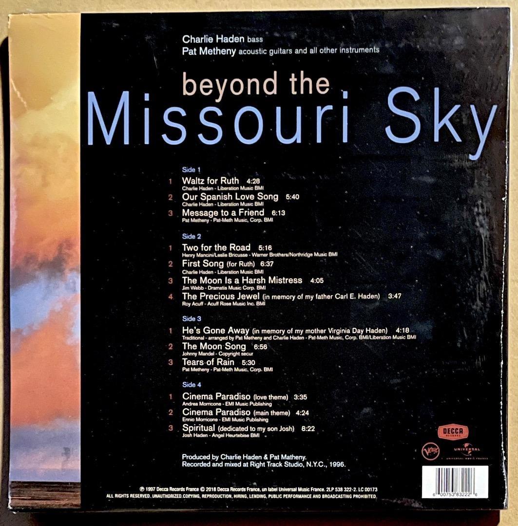 洋楽 2LP Pat Metheny Beyond The Missouri Sky