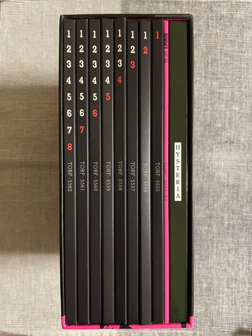 超美品【DVD】BOØWY “GIGS” BOX 8枚組　20周年