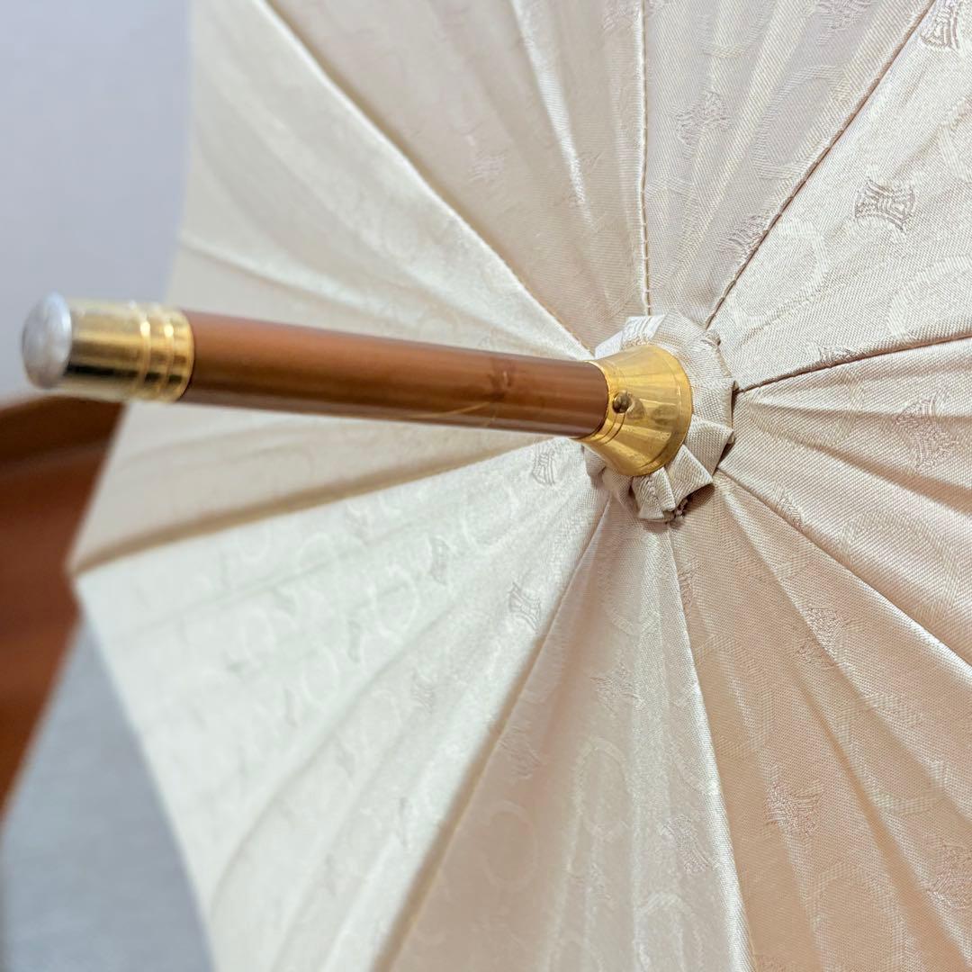 CELINE セリーヌ　Cマカダム　軽量カーボン晴雨兼用長傘