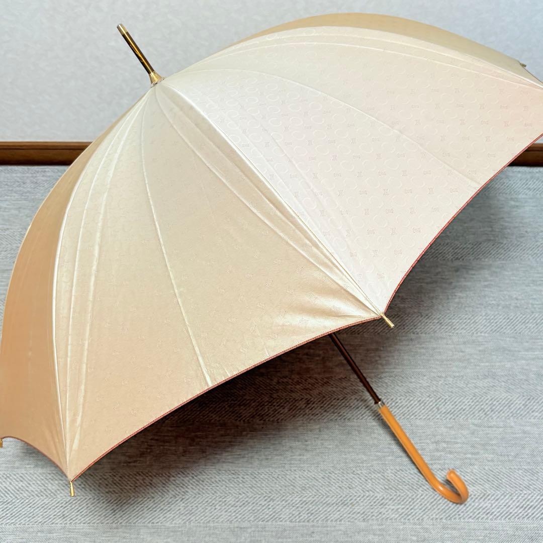 CELINE セリーヌ　Cマカダム　軽量カーボン晴雨兼用長傘