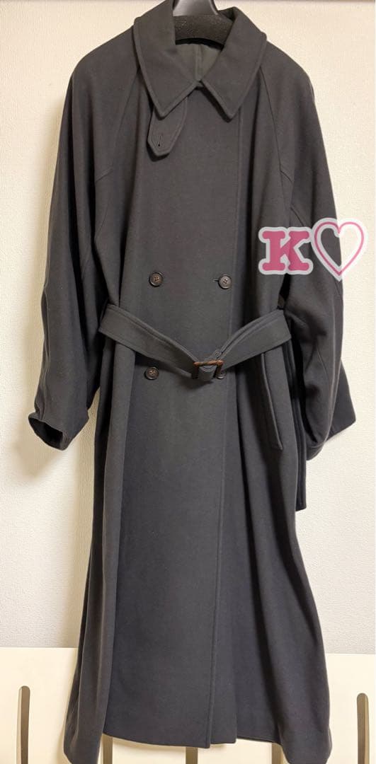 ラブティックボンボン ＊ スタンドカラー2WAYネックウールコート