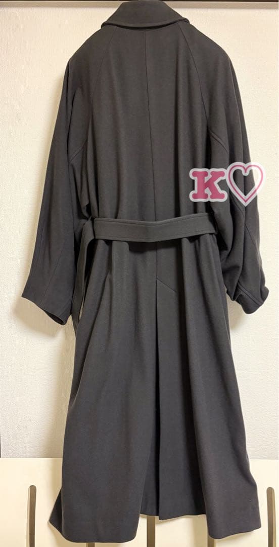 ラブティックボンボン ＊ スタンドカラー2WAYネックウールコート