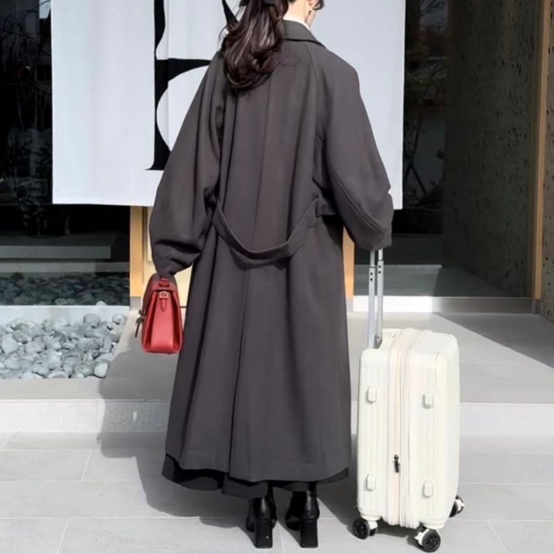 ラブティックボンボン ＊ スタンドカラー2WAYネックウールコート