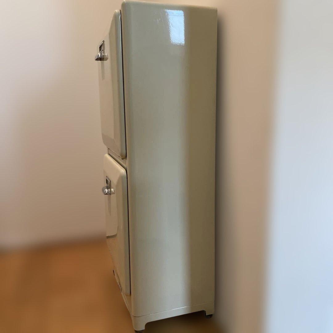 DULTON ダルトン　トラッシュカン ダブルデッカー　アイボリー　USED