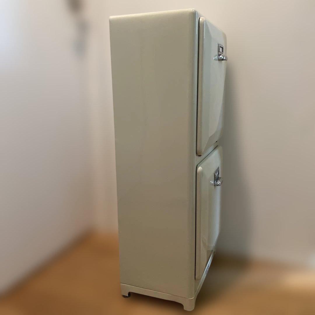 DULTON ダルトン　トラッシュカン ダブルデッカー　アイボリー　USED