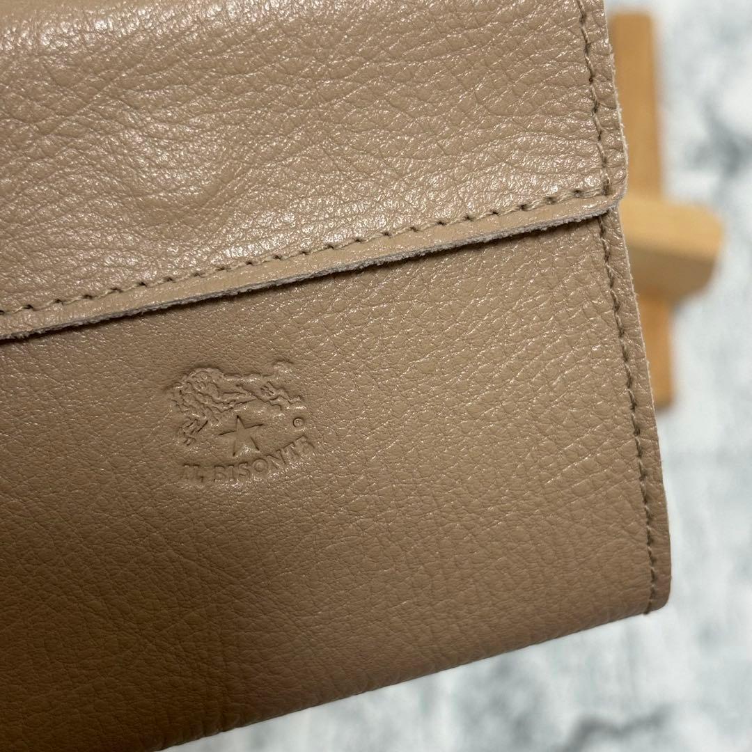 IL BISONTE イルビゾンテ　ベージュ 二つ折り財布